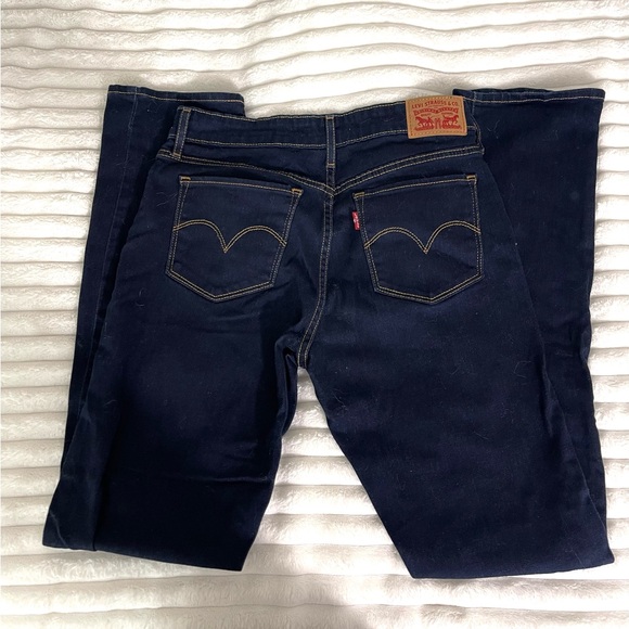 Levi’s 712 Slim Fit Dark Blue Jeans - Picture 6 of 6